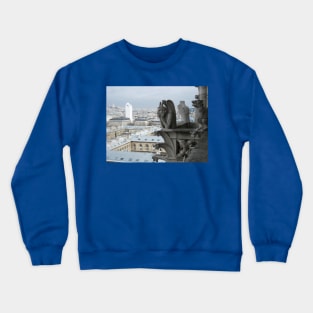 Paris Notre Dame de Paris Gargoyles Crewneck Sweatshirt